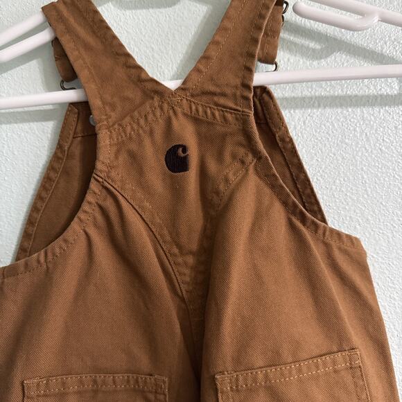 Carhartt Kids Brown Overalls knee Size 2T NWOT - Picture 4 of 5